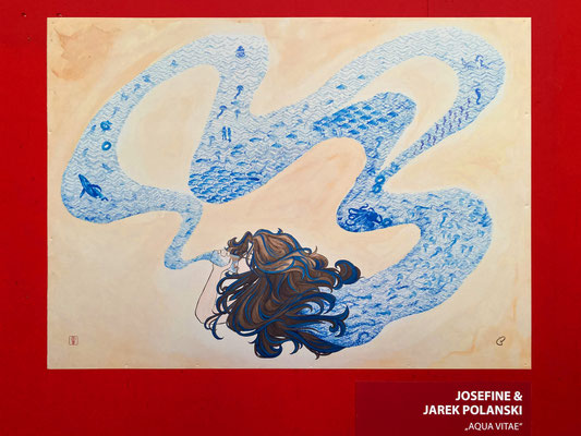Aqua Vitae Kulturmeile 2023 140x100 cm