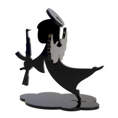 snap-together figure; acrylic
