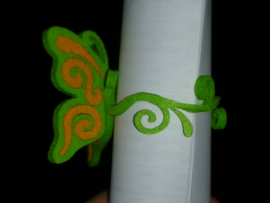 napkin ring; felt