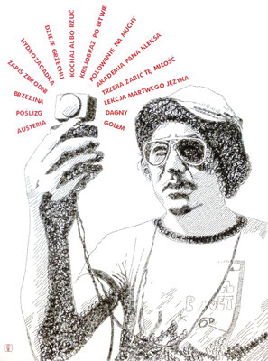Zygmunt Samosiuk 2013 130x180 cm #stempelkunst#stempelbild#rubber stamp art#stamp art#stempelgrafik#stempelportrait#stempel