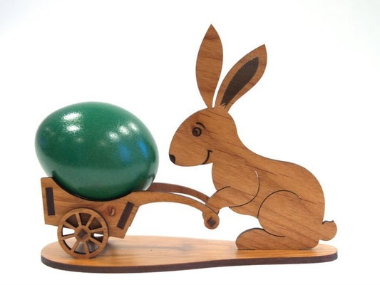 snap-together figure; alder wood 