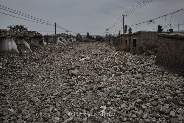 Traces of what was the village of Qiabuqi