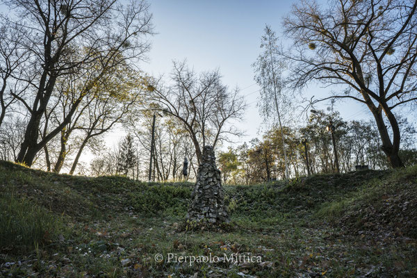 Monument for a jews mass grave. It’s supposed to be one of the places where most of the jews were shot during Holocaust