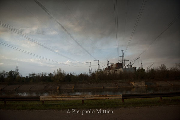 reactors number 5 and 6 close to them there is the hangar where the scrap metals are cleaned from radioactive particles and recycled