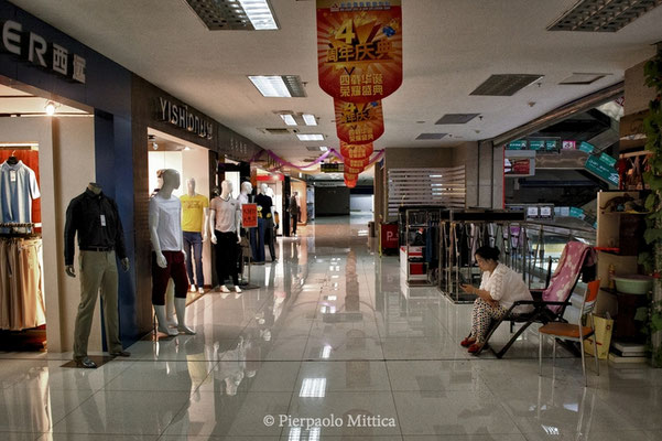 A Mall with only few opened shops