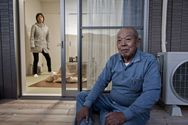 Shelters for evacuated people, Minamisoma city.