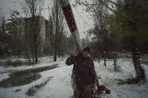 The guardian of the ghost town of Pripyat. Chernobyl Exclusion Zone.