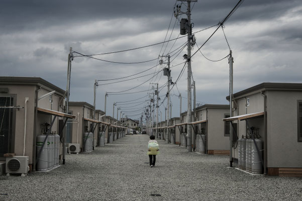 Shelters for evacuated people, Koriyama city.