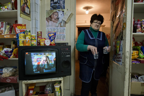 A shop in Chernobyl town