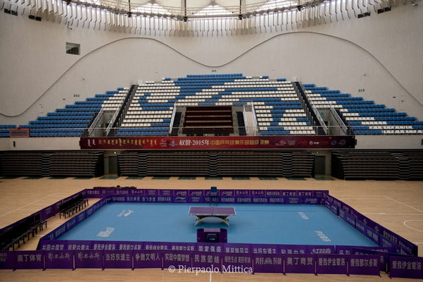 The sports hall is often empty and closed. During the year the government organizes events to bring the audience here also from other nearby cities