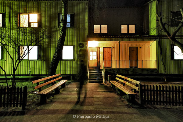 The hotel which hosts tourists in Chernobyl town, exclusion zone