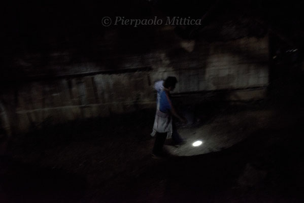 Back home in the evening after class, Mae La refugee camp, Thailand