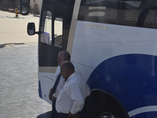 Chauffeur van de bus Aman, Jordanië (2021)