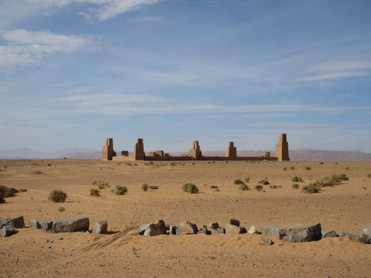 Kunst in der Wüste, "Stadt des Orion" von Hannsjörg Voth