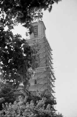 23. Mai 1976; Renovation des Kirchturms