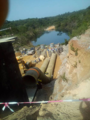 Tibati 2021 Construction de la centrale électrique de Mbakaou