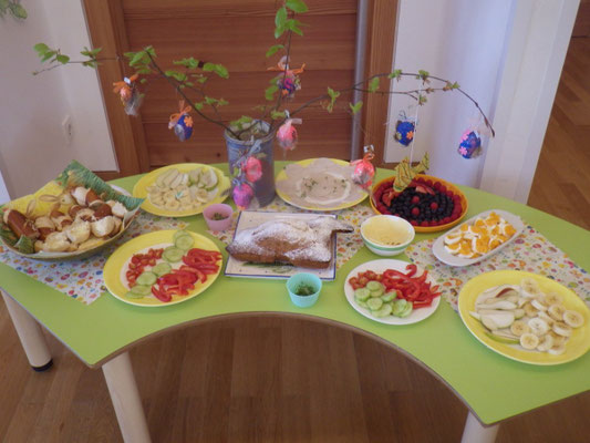 Das Frühstücksbuffet