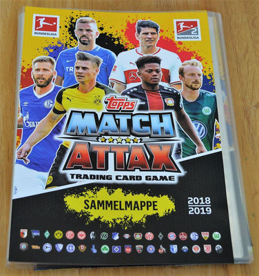 Sammelmappe Match Attax 2018-19
