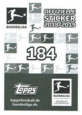 Rückseite Sticker Nr. 184