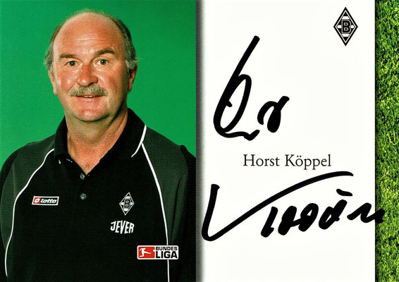 Horst KÖPPEL (Cheftrainer, vorher Trainer U23)