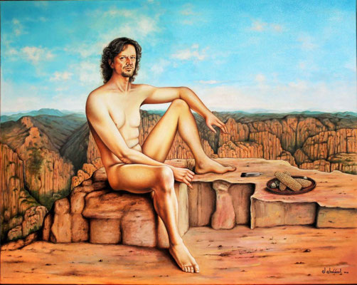 "Las semillas que el viento lleva" Öl auf Baumwolle, 80cm x  100cm 