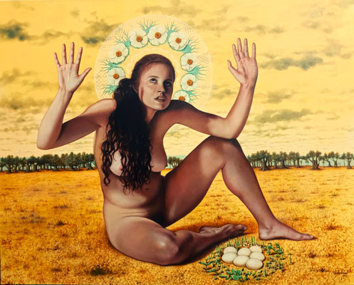 "Plegaria", Öl auf Baumwolle, 80cm x 100cm
