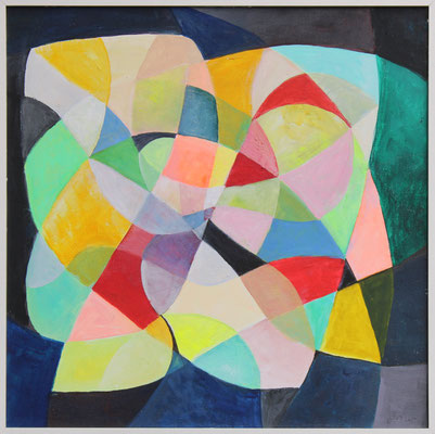 Farbenspiel / 50 x 50 cm / Acryl auf Leinen / 2023
