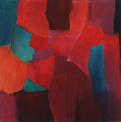 Spätsommer / 100 x 100 cm / Acryl auf Leinen / 2024