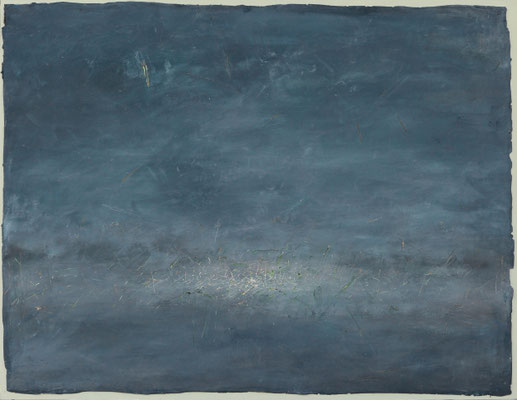 Stachliges / Acryl auf Gips, Filz / 106 x 136cm / 2016