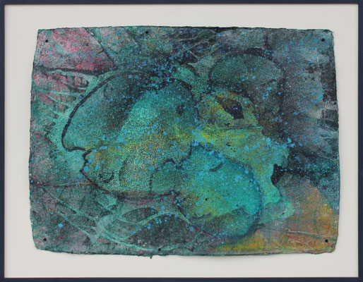 Köpfe 5 / 72 x 91 cm / Mischtechnik a. Papier / 2022