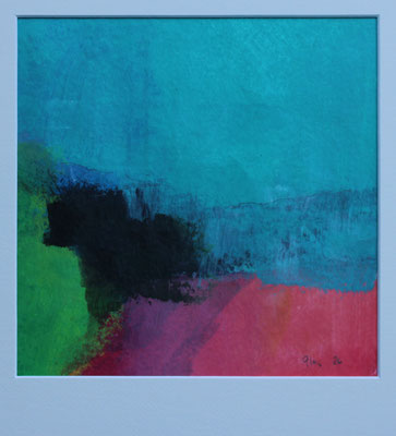 PP 7 24 x 24 cm Bildausschnitt / Acryl auf Papier / 2026