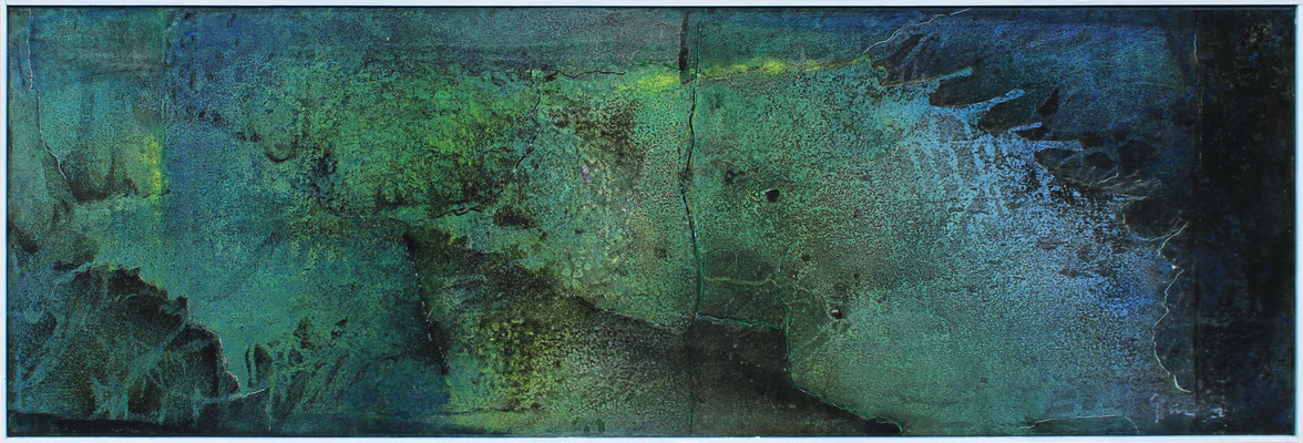 Kalb / Mischtechnik a. Textil /  41 x 121 cm / 2022