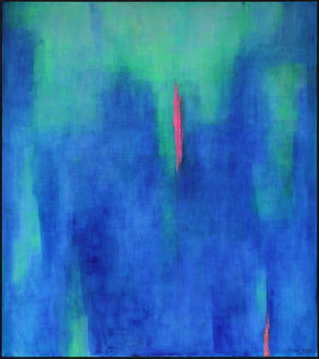 Lachsbuffet / 160 x 180cm / Acryl auf Leinen / 2021