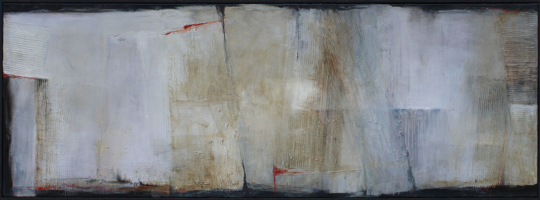 Sensibel / 60 x 150cm / Mischtechnik / 2021  (Privatbesitz)