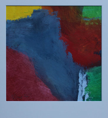 PP 3 / 29 x 29 cm Bildausschnitt / Acryl auf Papier / 2026