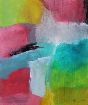 Ardez 3 / 50 x 60 cm / Acryl a. Leinwand / 2026