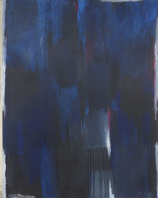 Geheimnis / 150 x 190cm / Mischtechnik / 2019. (Privatbesitz)