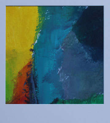 PP 4 / 29 x 29  cm Bildausschnitt / Acryl auf Papier / 2026             