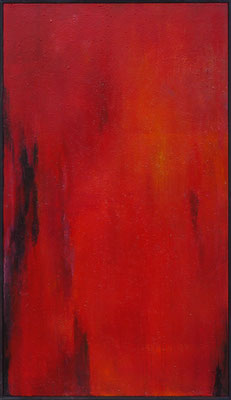 Gold-Rot / 80 x 140cm / Mischtechnik / 2019
