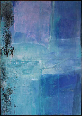Wasserwelt / 120 x 170cm / Mischtechnik / 2021