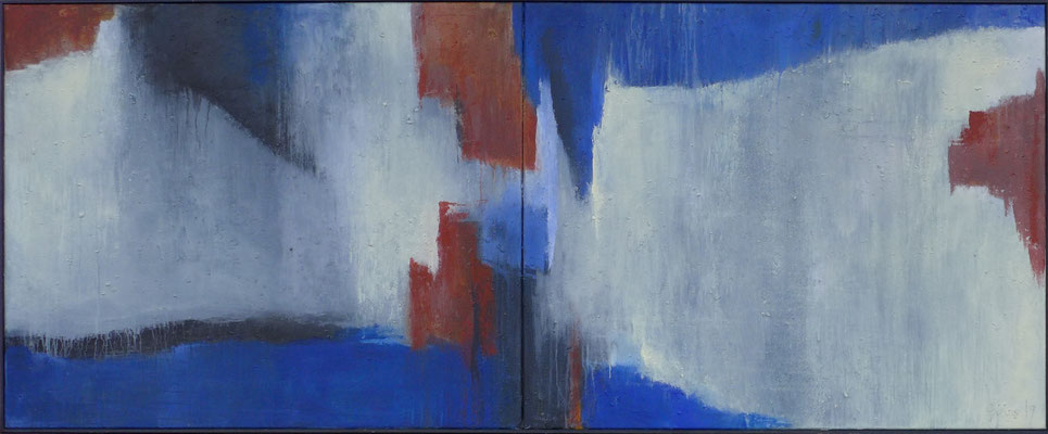 Ohne Titel / 2 ( 90 x 110 ) cm / Mischtechnik / 2019 (Privatbesitz)