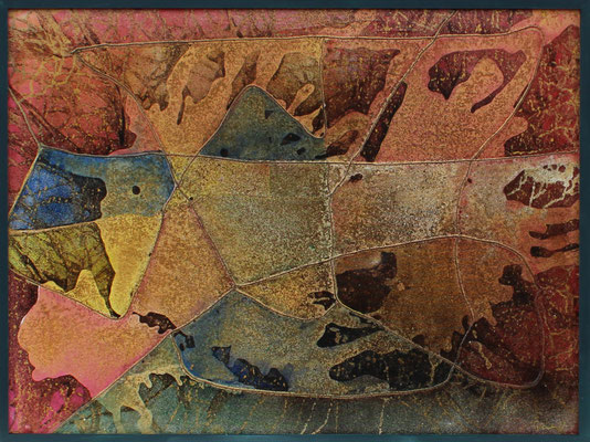 Mummenschanz / 60 x 80 cm / Mischtechnik a. Karton / 2022