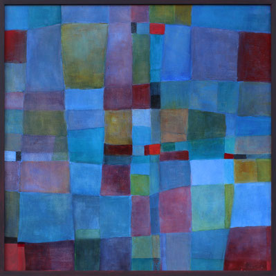 Klangteppich / 81 x81 cm / Acryl a. Textil / 2022