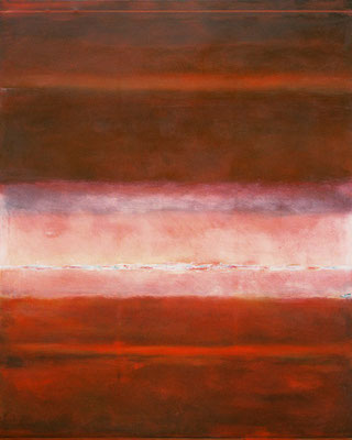 Rotes Rascheln / Mischtechnik auf Textil / 120 x 150cm / 2015