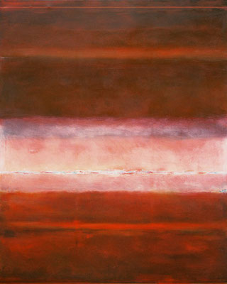Rotes Rascheln / Mischtechnik auf Textil / 120 x 150cm / 2015