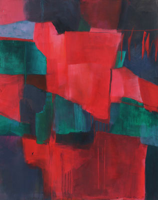 Sommer - Gespräch / 80 x 100 cm / Acryl auf Leinen / 2024