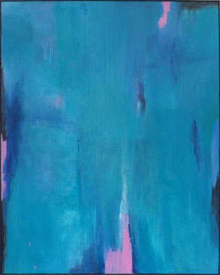 Pink Türkis / 120 x 150cm / Mischtechnik / 2019
