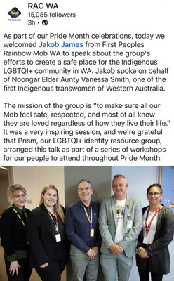 Presentation to RAC staff on Inclusion and Diversity 2021