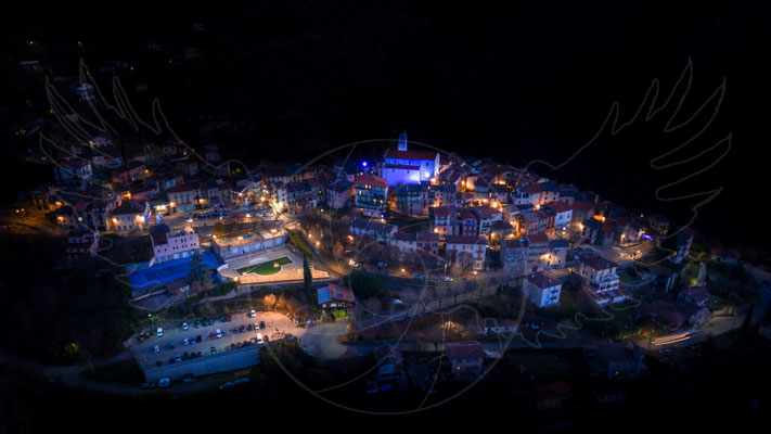 La Bollène Vésubie de nuit