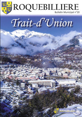 Photo de couverture pour le Trait d'Union 2021 - Roquebillière avec le drone